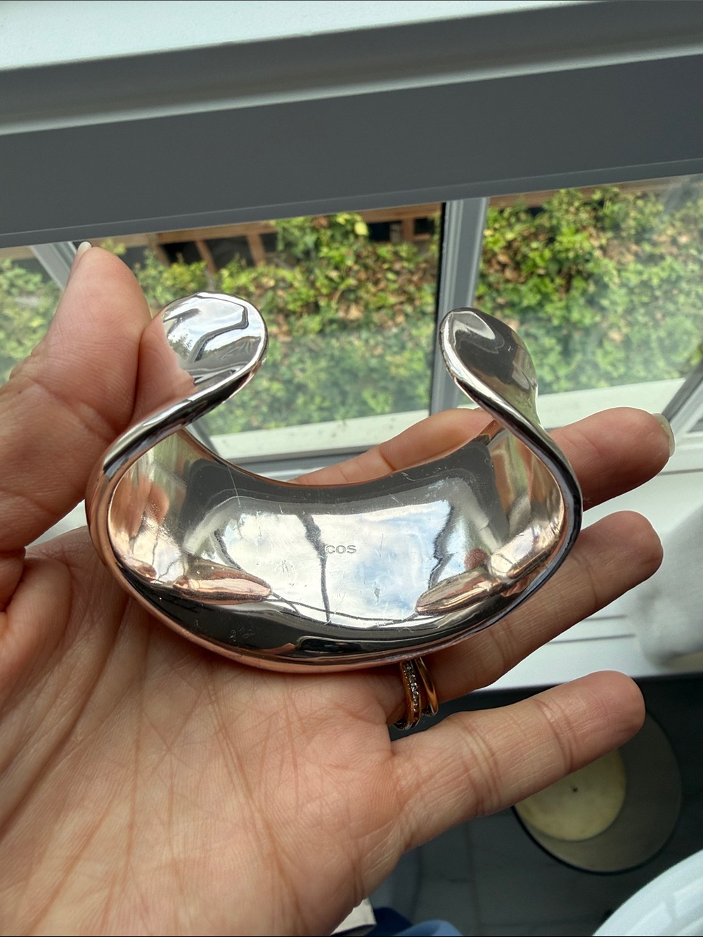 COS sculpted silver cuff - Picture 10 of 12
